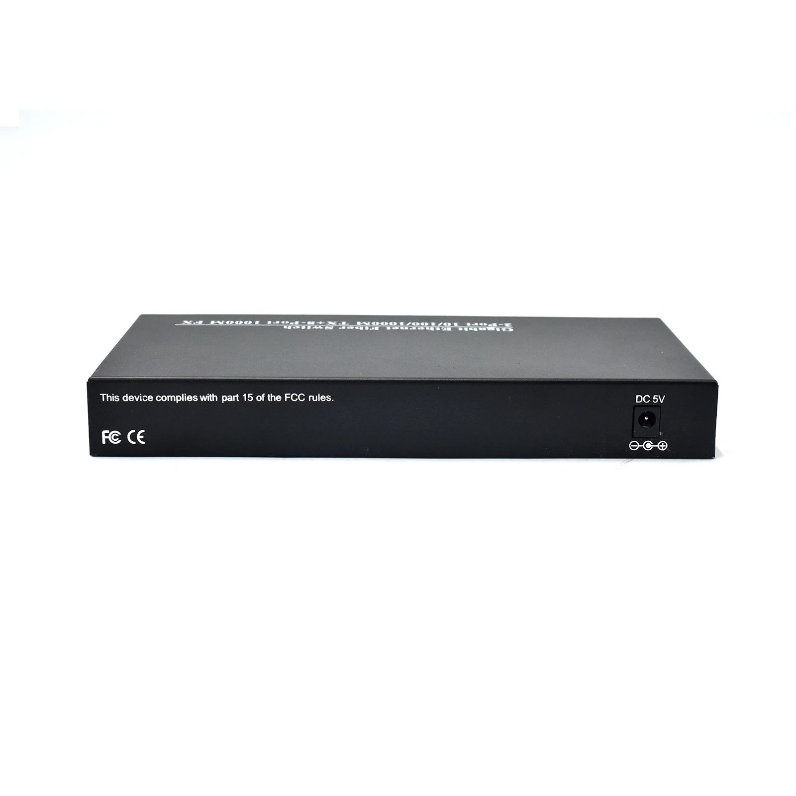 Commutateur Gigabit BIDI SM 8 SFP et 2 ports RJ45, convertisseur de média à fibre unique SFP, 10/100/1000M