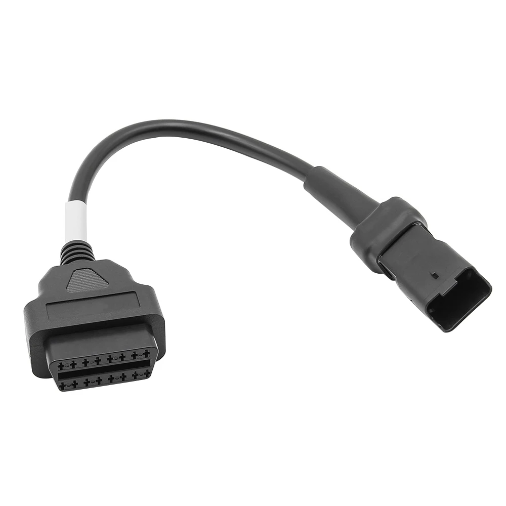 OBD Motorcycle Cable For Ducati 4 Pin Plug Cable Diagnostic Cable 4Pin to OBD2 16pin Adapter Motorcycle Accessories