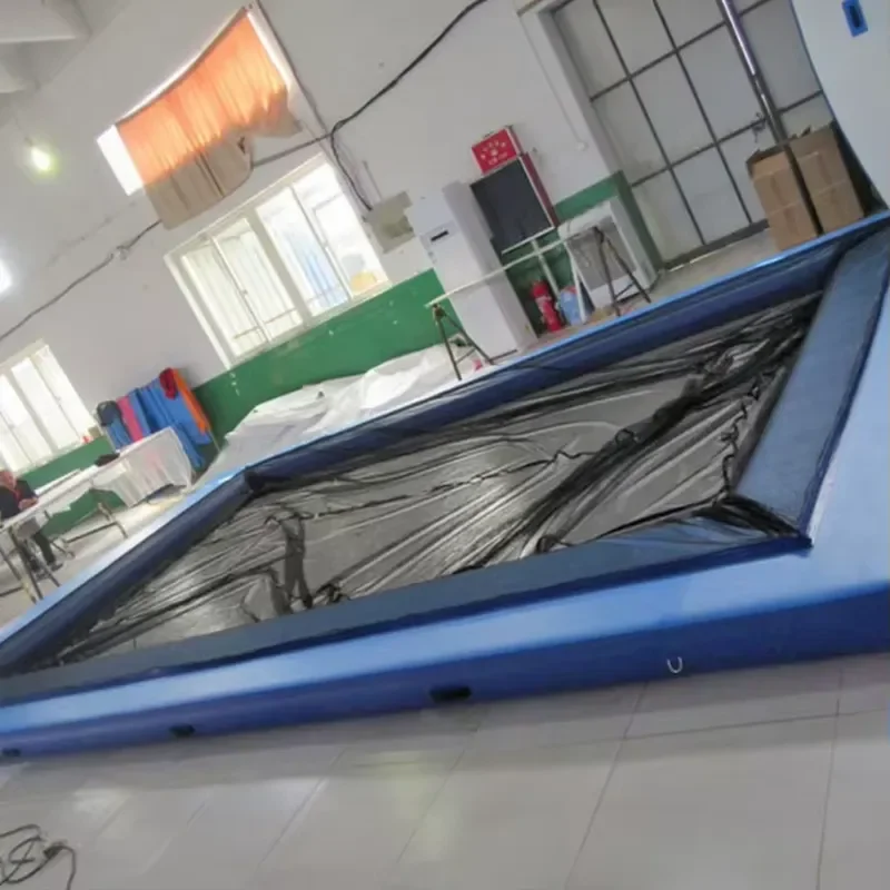 Inflatable Water Platform Multi People Yacht Pool Floating Deck With Resting Net