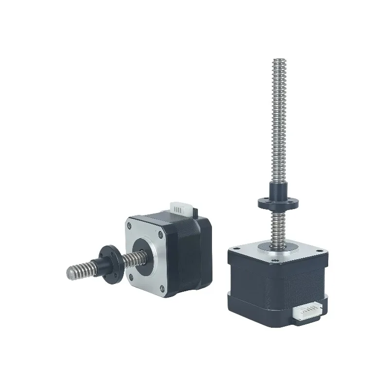 NEMA 17 Linear Stepper Motor T8 Lead Screw 50-300mm Length 2/4/8mm Lead