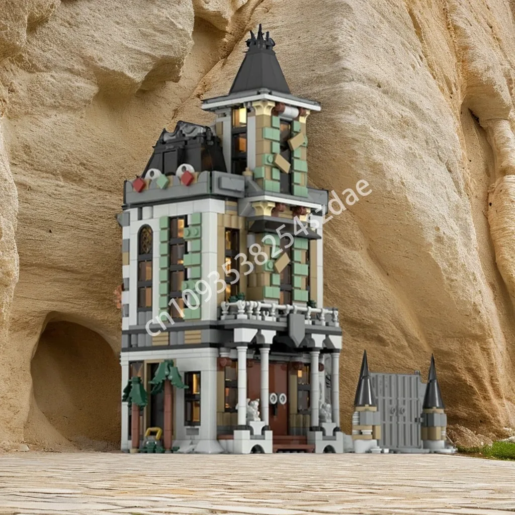

1252pcs MOC Haunted Mansion Malfoy Manor Halloween Building Blocks Hands-on ability up STEM STEAM Learning Christmas toy Gift