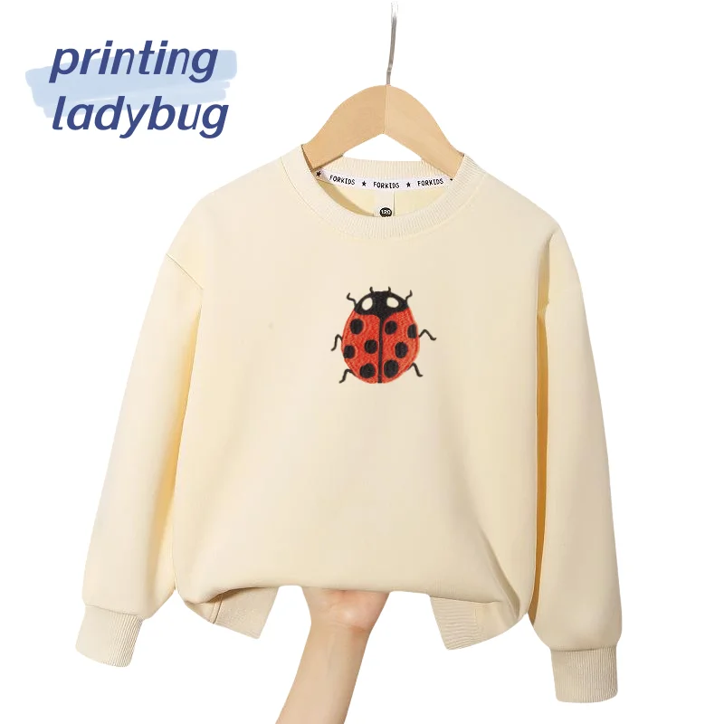 Boys Graphic Sweatshrits 2026 Spring Cotton Tops for Girls Long Sleeve Children Pullovers Cartoon Toddler Outerwear Kids Hoodies