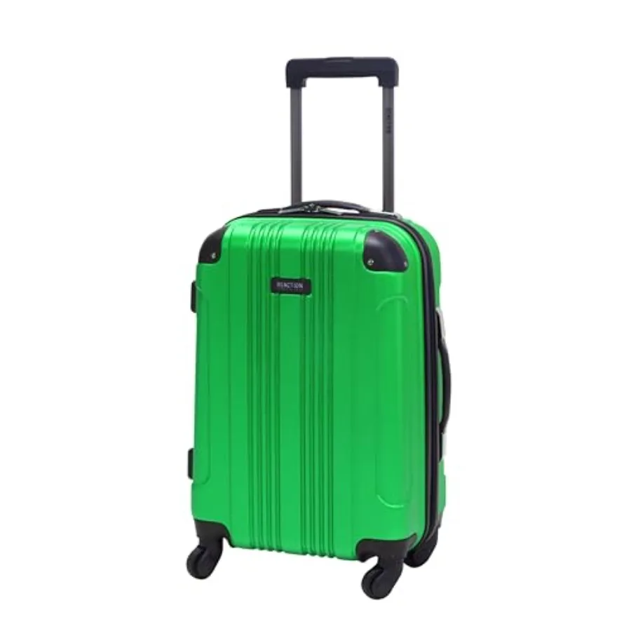 

Kenneth Cole REACTION Out of Bounds Lightweight Hardshell 4-Wheel Spinner Luggage Kelly Green 20-Inch Carry On