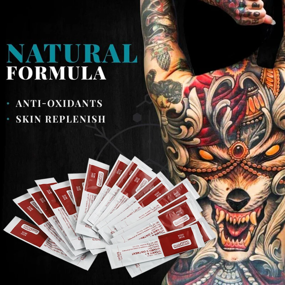 100/50/10pcs Tattoo Aftercare Cream Vitamin A&D Tattoo Ointment Repair Gel Recovery Cream for Aftercare Tattoo Accessories - Image 5