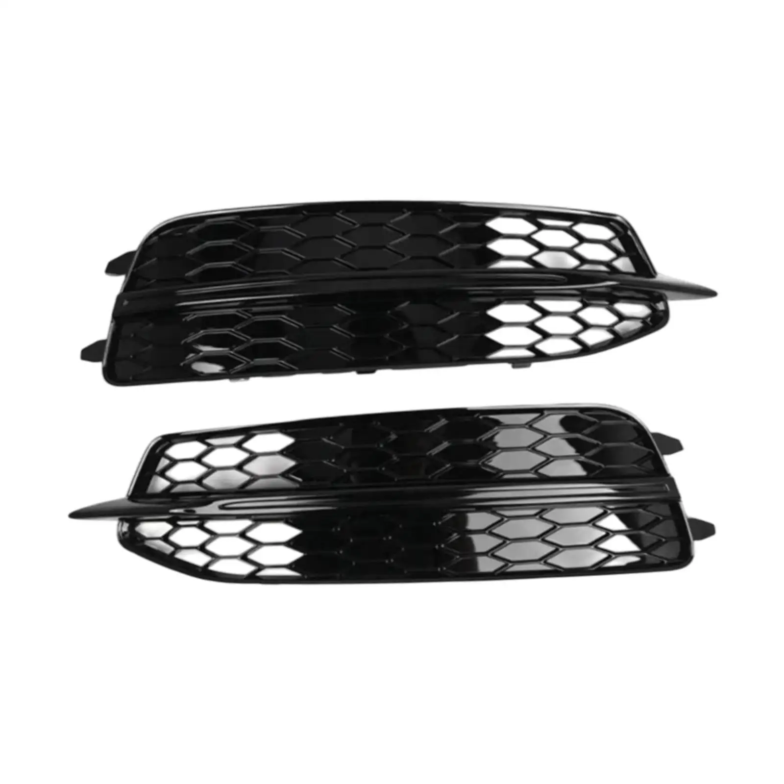 

1 Pair Front Bumpers Lower Grilles 4G0807682D Premium Professional Practical High Performance, Fog Light Grill Replacement