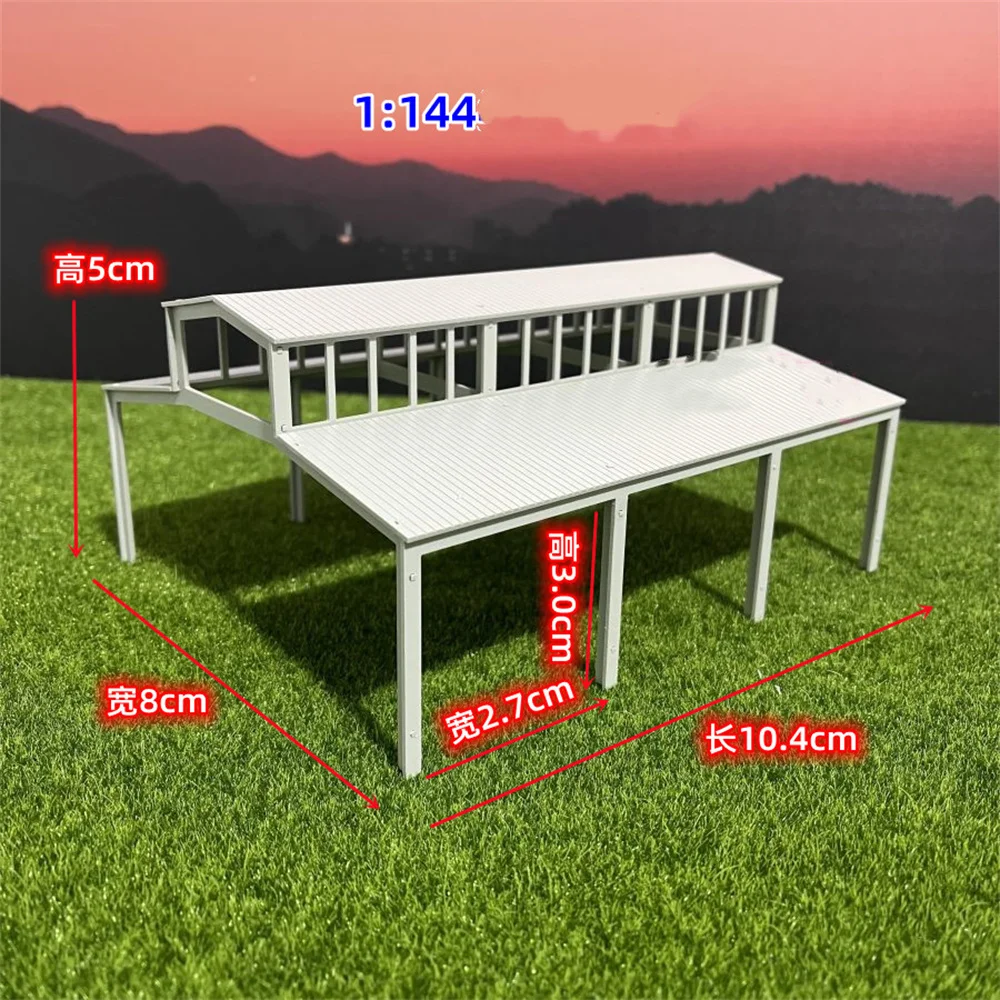 

DIY Model Making N Scale 1:144 1:72 Assembled Model Tank Aircraft Shed Plastic Toys Architecture Building Layout for Diorama