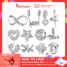 925 Silver Crystal Family Charm Beads #2