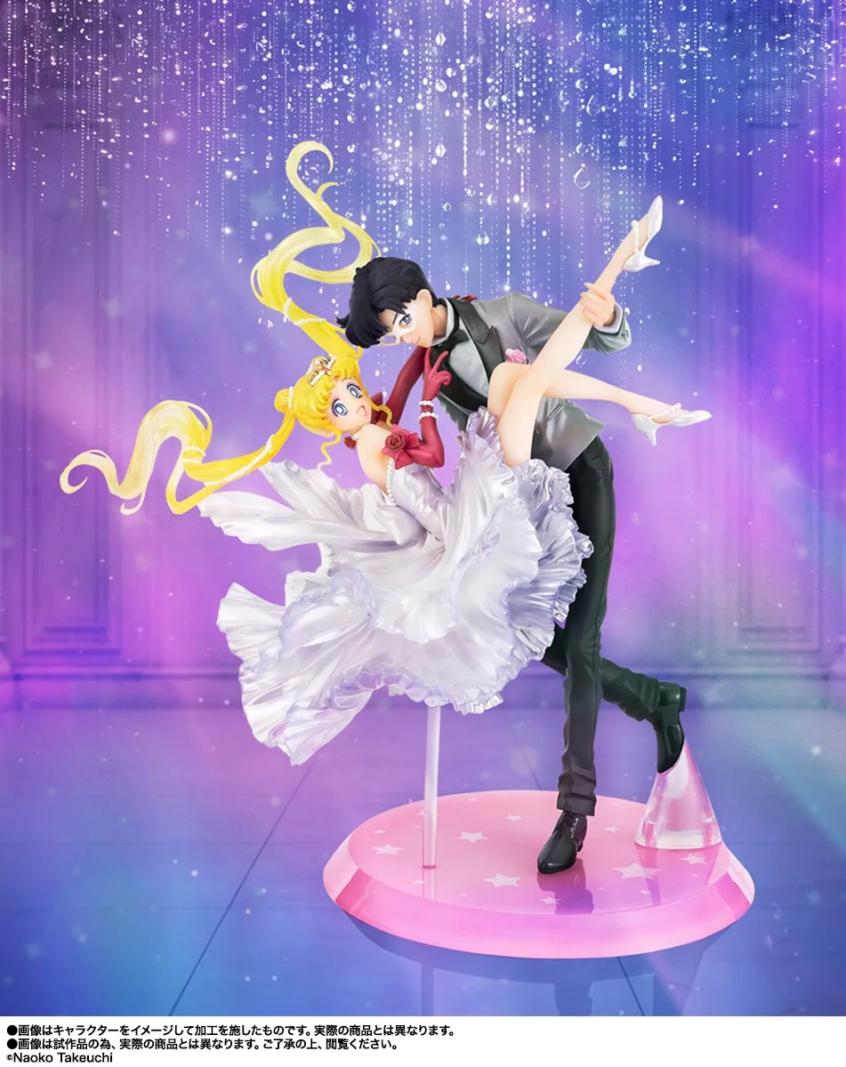 

Officially Licensed BANDAI Figuarts Zero Chouette Sailor Moon Moonlight Glow Edition Rabbit Tuxedo Mask Figure Anime Model