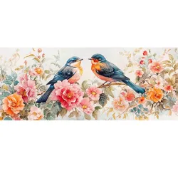 Birds 11CT 9CT CT DIY Chinese Kits Embroidery Pattern Printed Stampe Cross Stitch Cotton-thread Landscape
