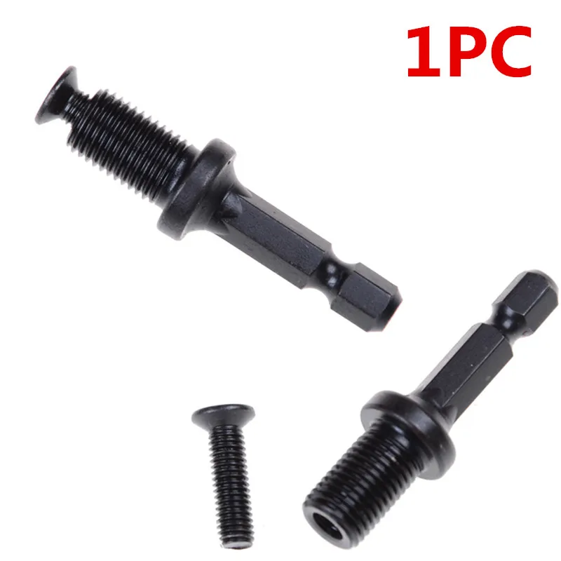 1PC 1/4 Steel Hex Shank Adapter to 3/8