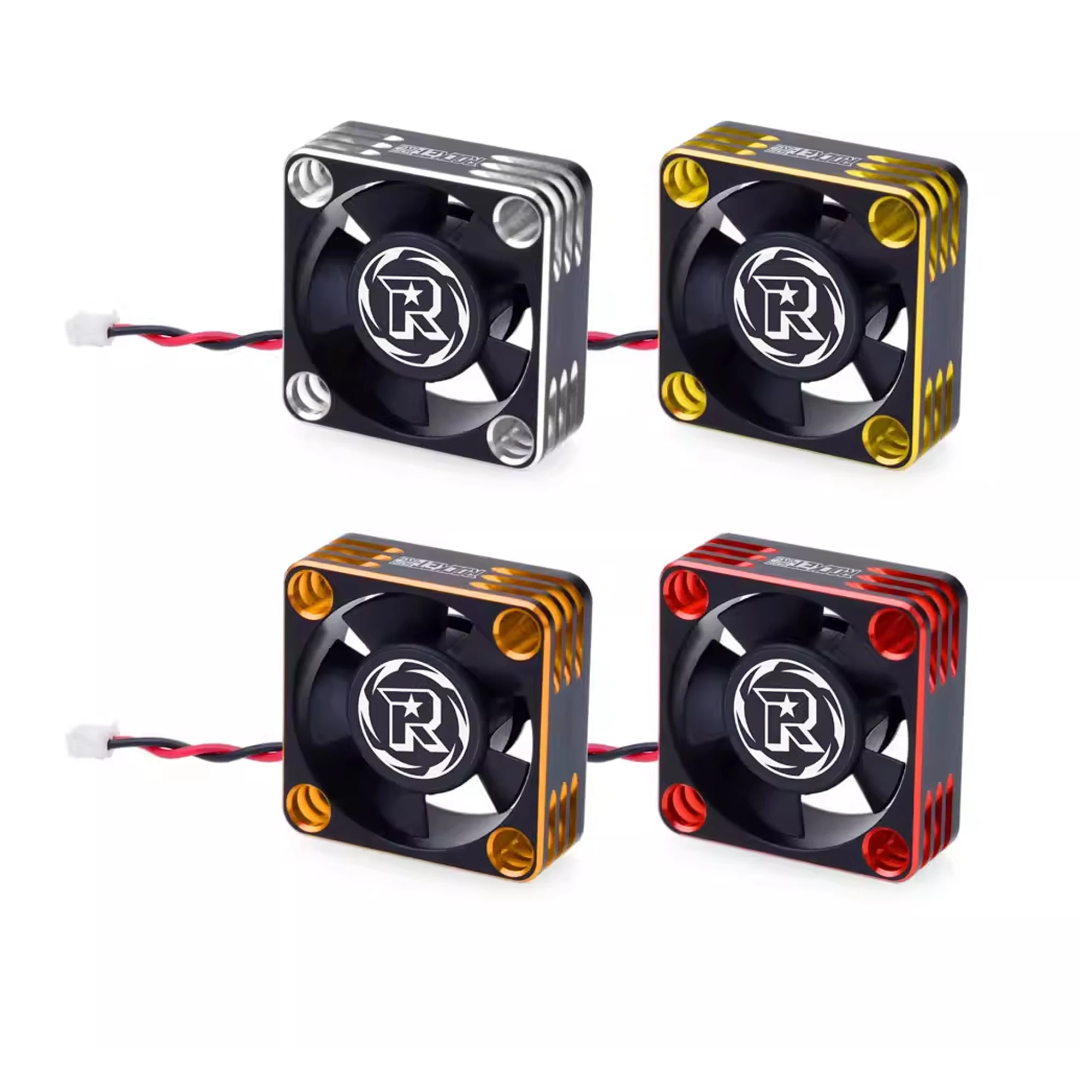 SURPASSHOBBY Rocket-RC Cooling Fan High Speed Cooling Radiator 25mm/30mm/35mm/40mm/50mm for RC ESC 1/10 1/8 1/5 1/12 Car Motor