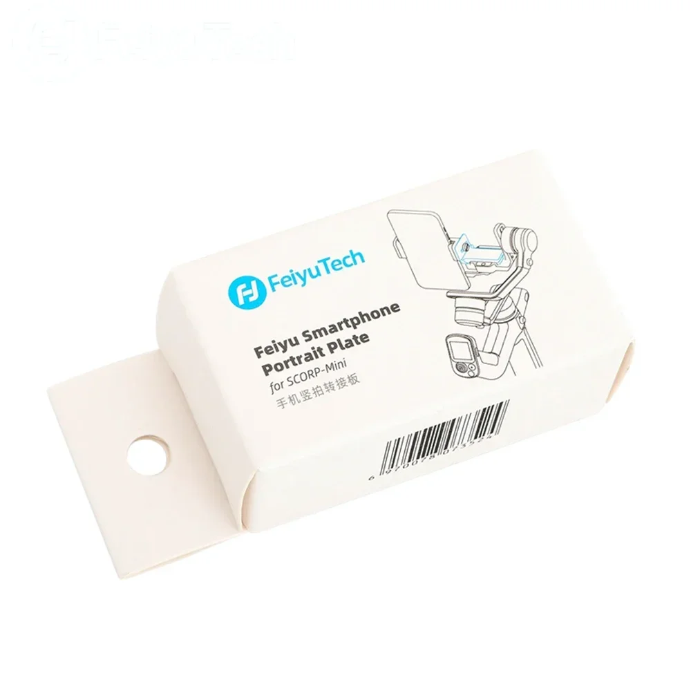 FeiyuTech-Soporte de placa de liberación rápida para teléfono inteligente, montaje Vertical para IPhone y Samsung, modelo SCORP Mini