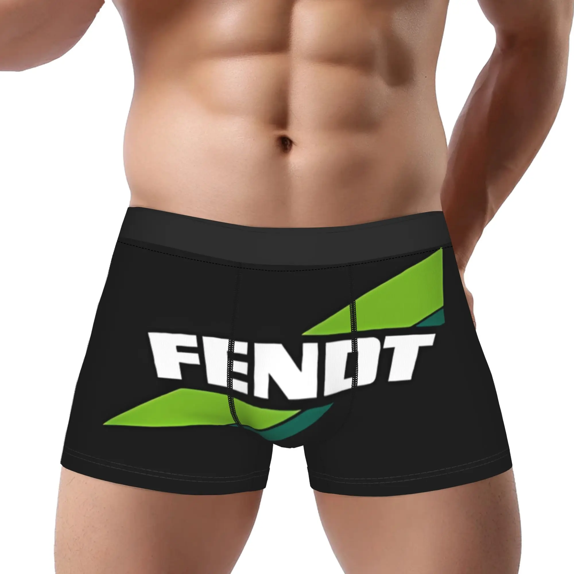 

Трусы с логотипом Tractors Logo Merchandise Fendt, дышащие трусики, мужское нижнее белье, вентилируемые шорты, трусы-боксеры