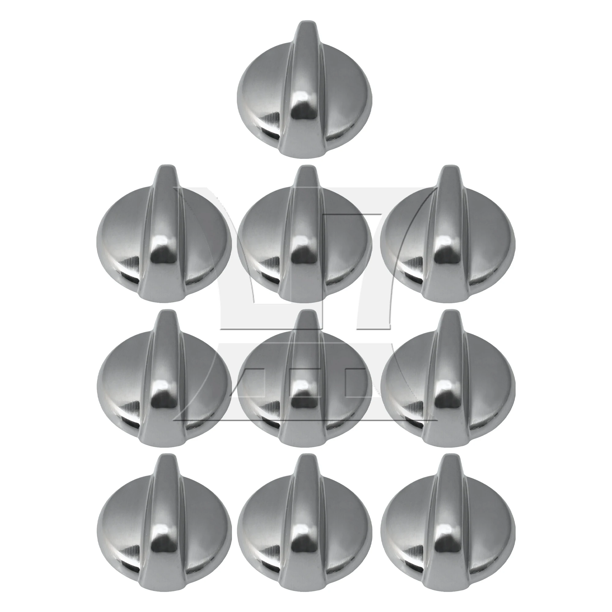 BQLZR 10 Pcs Plastic Burner Control Knobs Replacement for GE ECBP82SM1SS Part