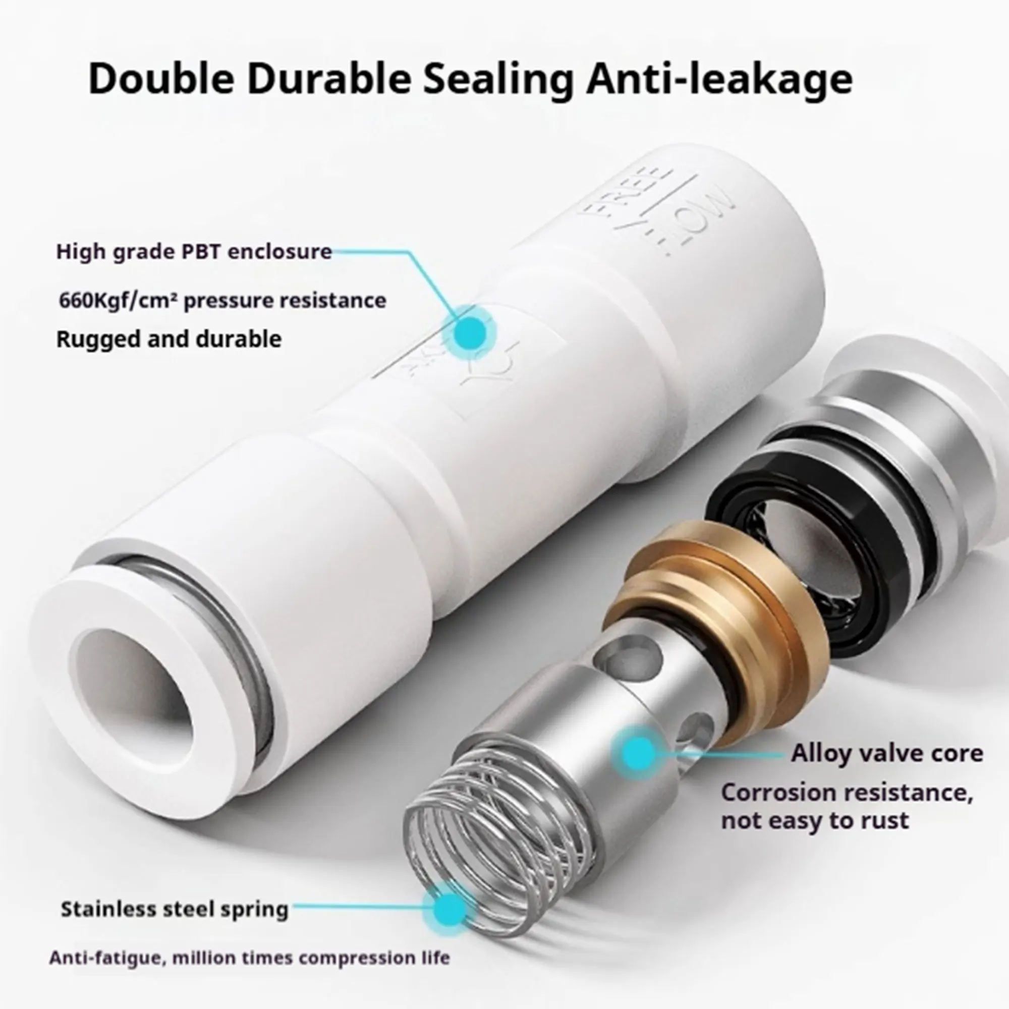 5PCS/Straight Pneumatic Control AKH Non Return Plastic Check Valve 4,6,8,10,12mm One-touch Fittings Pneumatic One-way