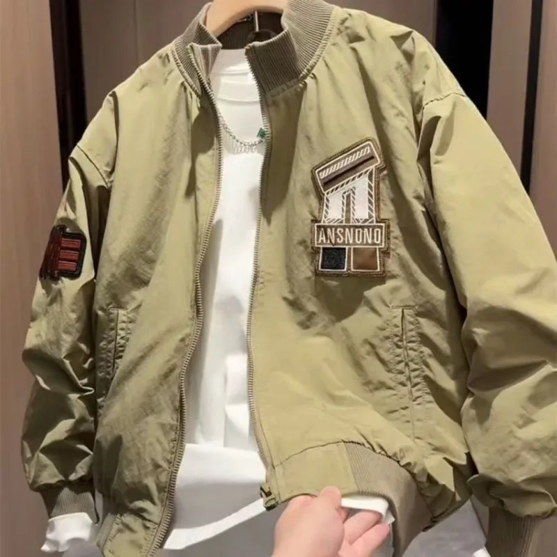 

2025 Autumn Winter Korean Style Loose Casual Boys' Jacket Big Kids' Oversized Versatile Coat