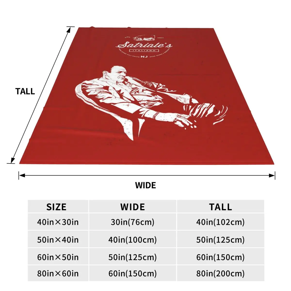 The Sopranos Family Blanket Fleece Sofa Throw Blanket Portable for Home Bedroom Travel Throws Bedspread Quilt