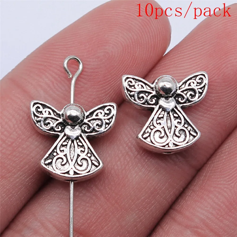 Bulk Charms For Jewelry Making Kit Pendant Diy Jewelry Accessories Butterfly Angel Wing Small Hole Spacers Beads