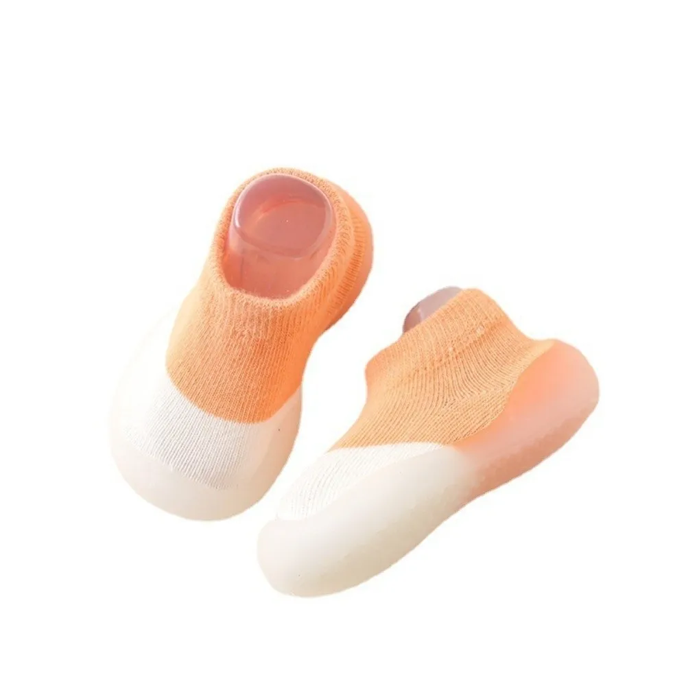 First Walkers Non-Slip Sole Baby Socks Shoes Soft Rubber Baby Walking Shoes Knitted Booties Comfortable view 4