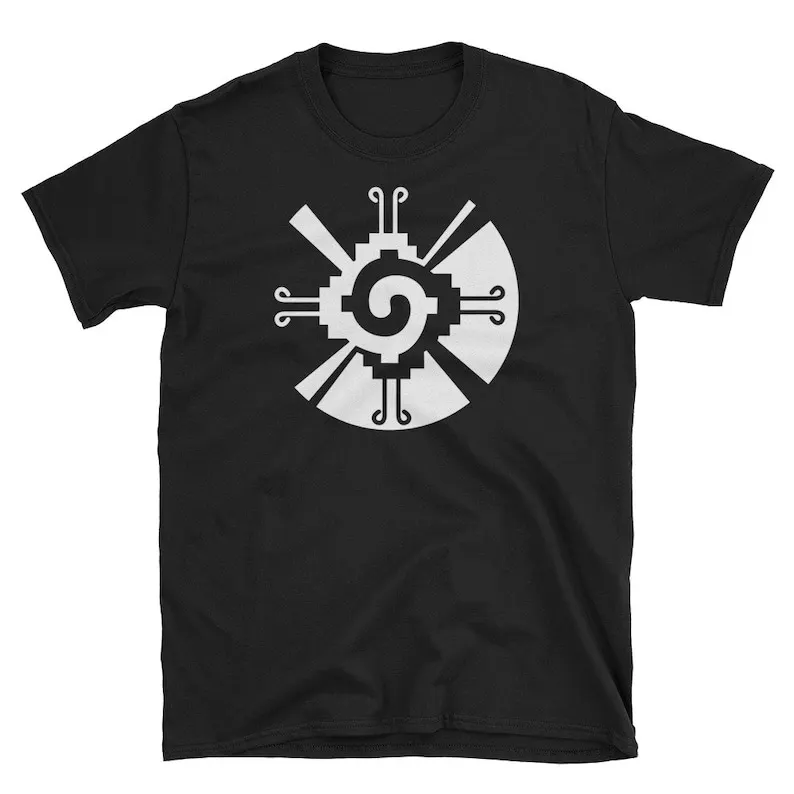 Hunab Ku Mayan Aztec Sacred Symbol T-Shirt Combine Fun Printed Shirt Men's And Women's Short Sleeve T-shirts