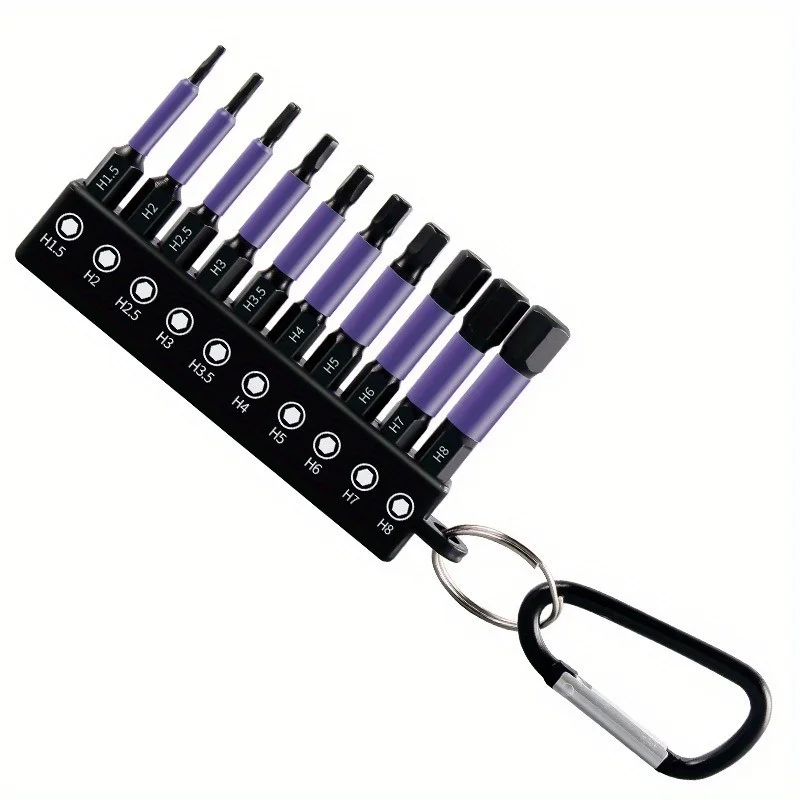 10PCS Starke Magnetische Sechskant-schraubendreher Bit Set 1/4 "Universal Sechskantgriff Hohe Festigkeit Sechskant S2 Schraubendreher Bit – Detail 11