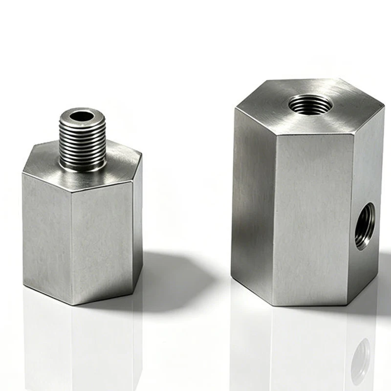 304 Stainless Steel Hex Thread Adapter Male to Female Extension Coupling For Hydraulic Pneumatic Fitting