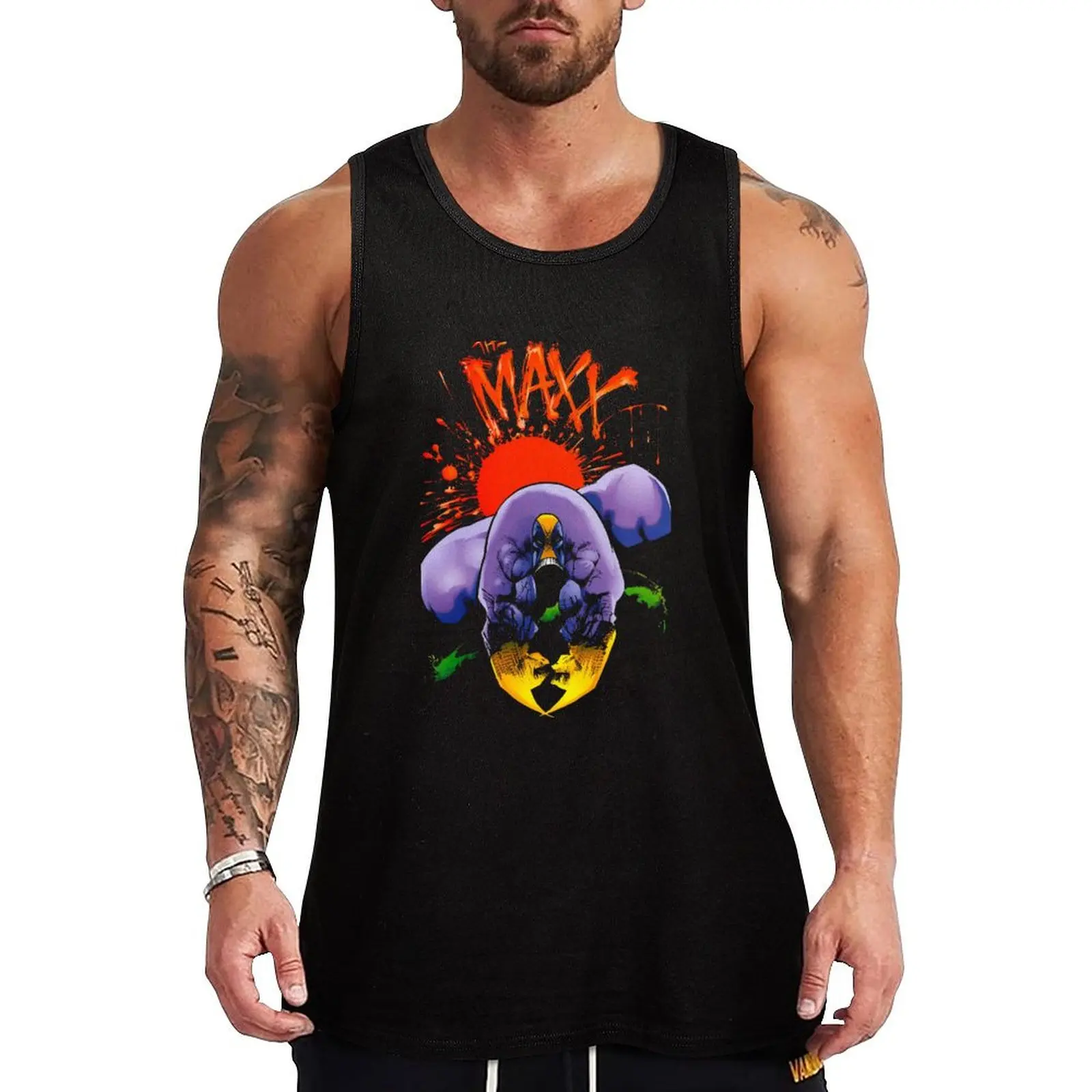 

The Maxx Tank Top sleeveless man shirts Body man clothing men T-shirt male