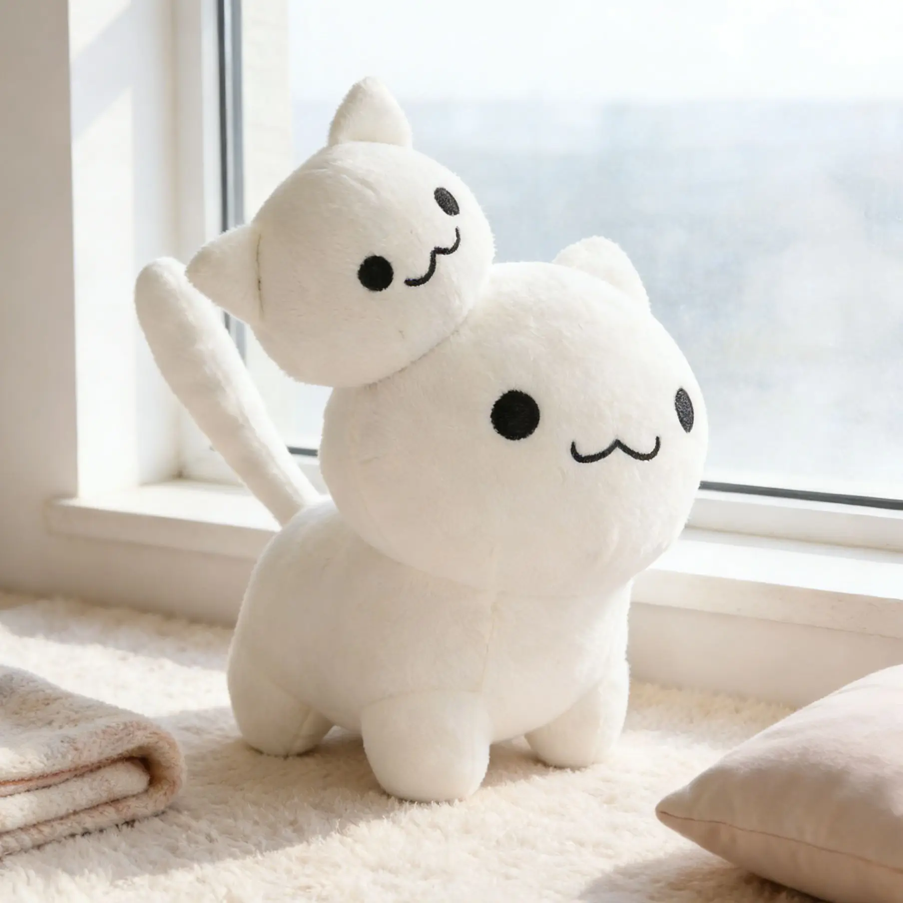 

Плюшевая кукла Mewgenics Стейси: милая аниме-игрушка, подарок на день рождения и Рождество