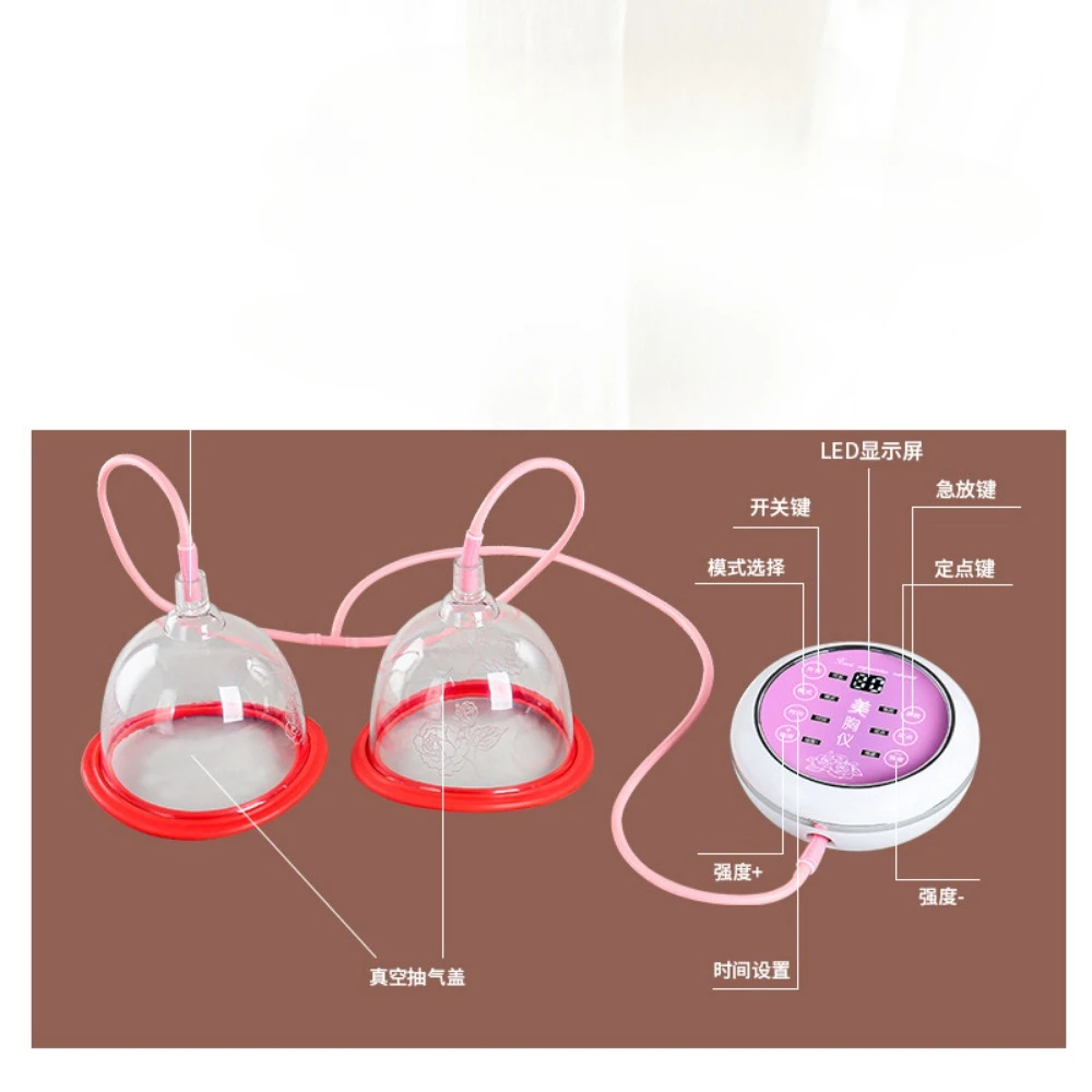 Aparato de masaje de pecho de microcorriente portátil, nuevo medidor de belleza de senos eléctrico, masajeador de senos, vibra