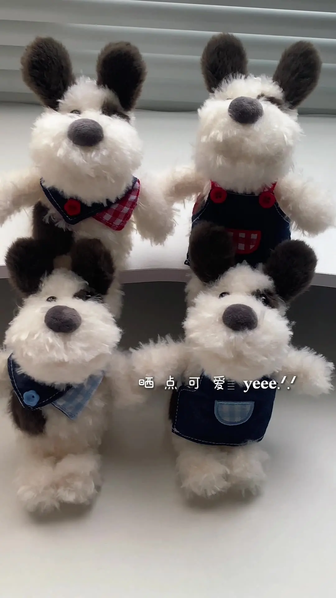 New Spotted Dog Plush Doll Pendant Car Pendant Cartoon Cute Doll
