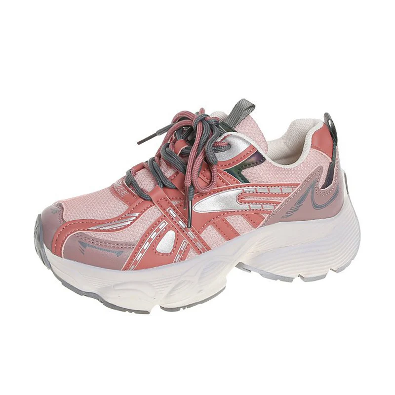 Spring Women Dad Shoes Adult Platform Trainers Summer Casual Chunky Sneakers for Women Sport Thick Sole Footwear