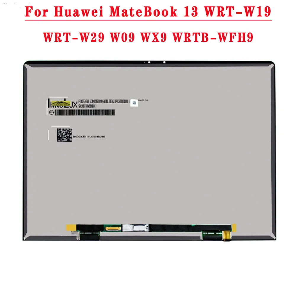 13.0 inch 2160*1440 IPS 30PINS EDP P130ZFA-BA1 LCD Assembly For Huawei MateBook 13 WRT-W19 W29 W09 WX9 WRTB-WFH9 Laptop Assembly