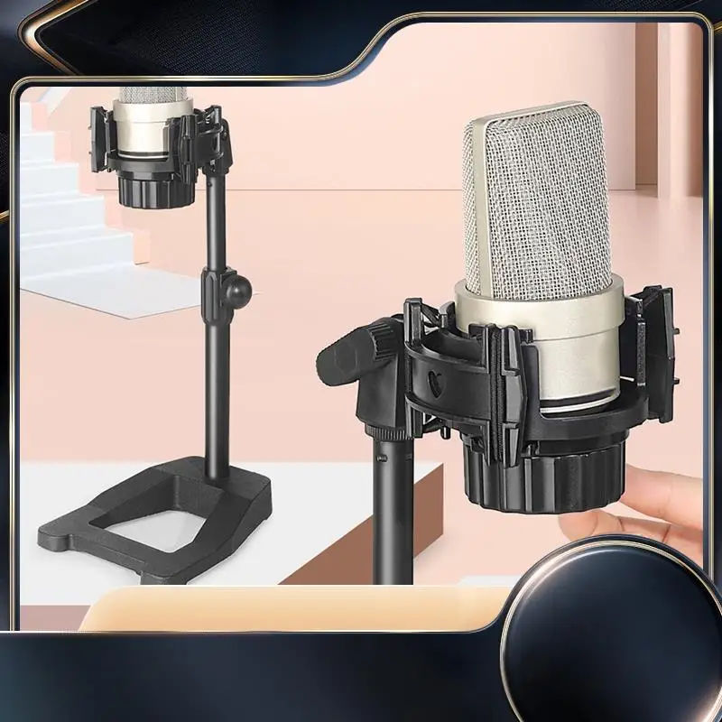 

Microphone Shock Mount For Takstar PC-K220 Broadcast Clip Studio Recording Mic Holder Spider Condenser-N34R