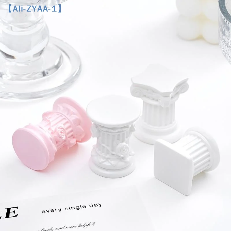 【ZYAA-1】1 Stück Römische Säule Griechische Säule Statue Sockel Kerzenhalter Figur Skulptur Innenraum Esszimmer Dekoration