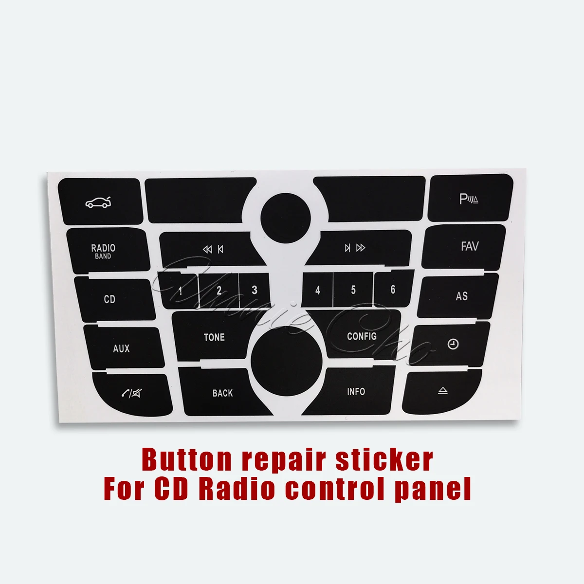 For Opel Astra J Button Sticker Climate Radio Panel Repair For Vauxhall Astra J GTC Car Accessories Refinishing Meriva B Switch