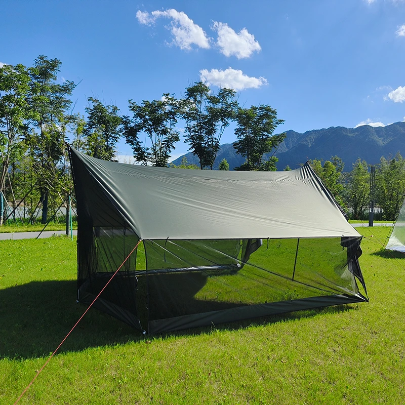 Hammock TARP for camping, hammock tent, camping equipment, easy to set up, tent stakes and carry bag