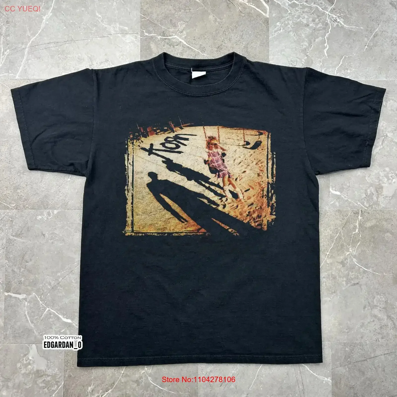Korn Christmas Song Debut Album Black T shirt Size S 5XL vintage Washed fashion graphic Stretched Unisex Soft Breathable