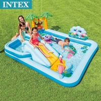 Summer Inflatable Toys Crocodile Garden Water Slide Inflatable Pool Playful Pool Outdoor Children's Family Ocean Ball Pool
