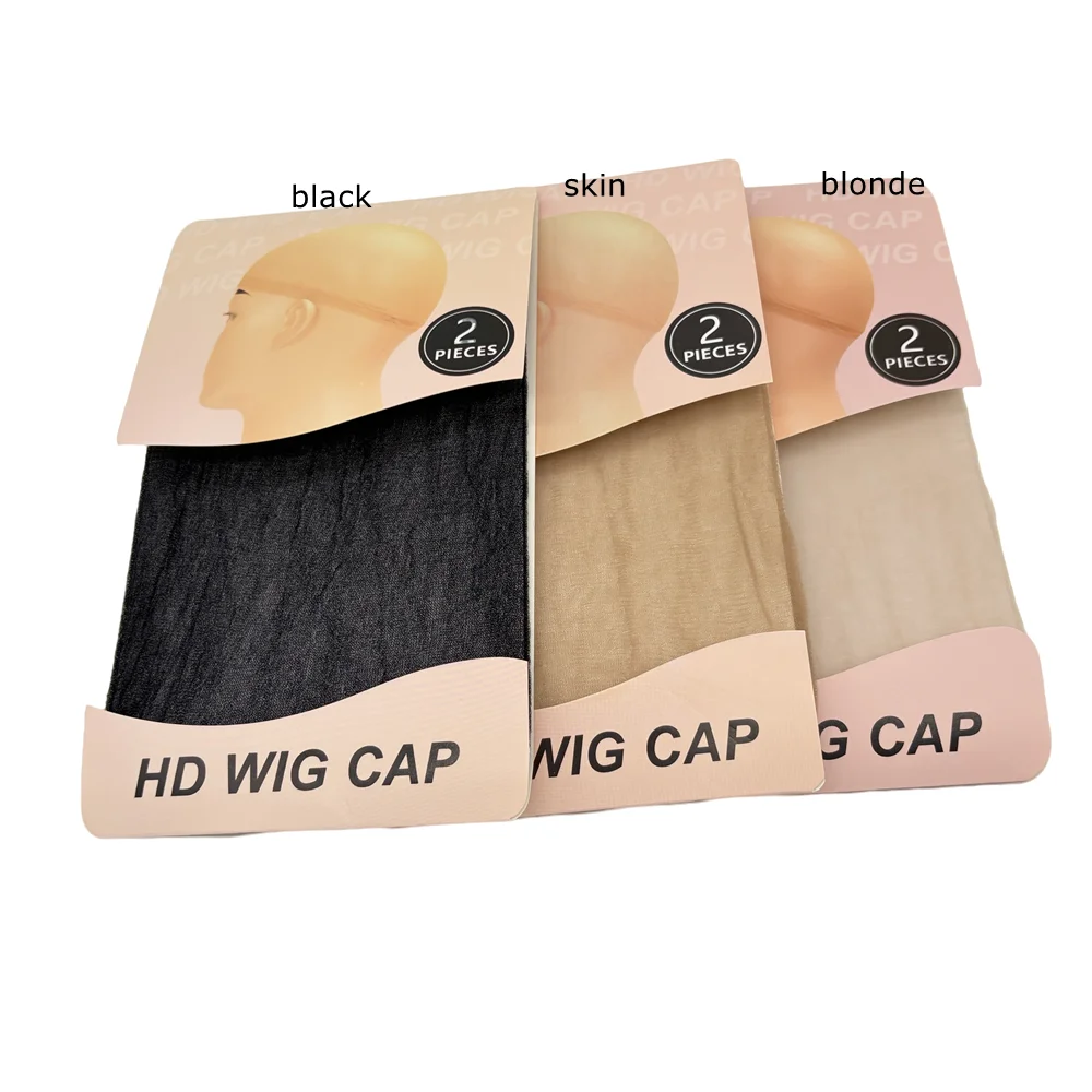 Wholesale 20 Pcs HD Thin Wig Cap - Transparent and Invisible - Sheer Wig Cap for HD Wigs - Wig Accessories