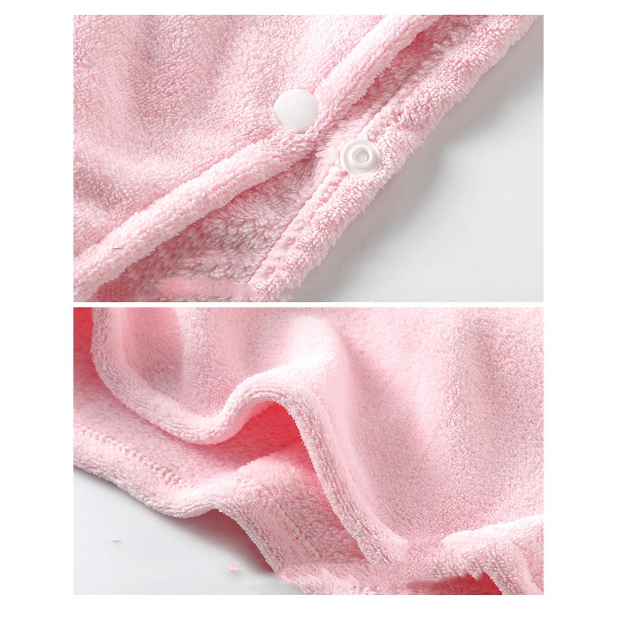 Handuk Mandi Bayi Balita Lembut Mewah Serat Penyerap Warna Pink Hipoalergenik Hadiah Mandi