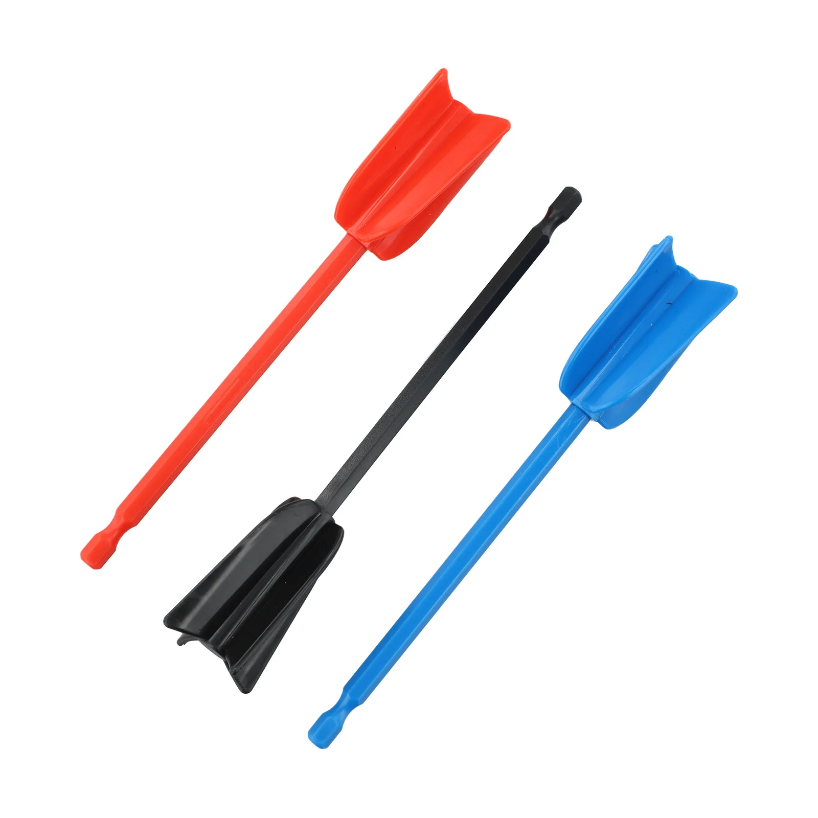 

3 шт., насадка для лопастной дрели для смешивания эпоксидной смолы для перемешивания краски с четырьмя лопастями пропеллера, совместимая с электрическими дрелями