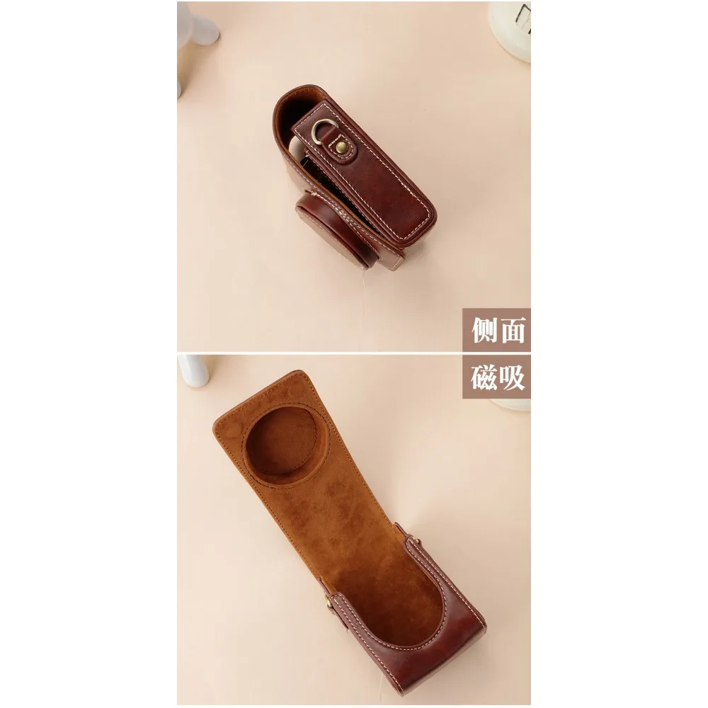 For Sony RX100 ZV1F ZV1 Retro PU Leather Camera Bag For Canon G7X3 G7X2 SX740 SX720 G9X Camera Bag portable protective case