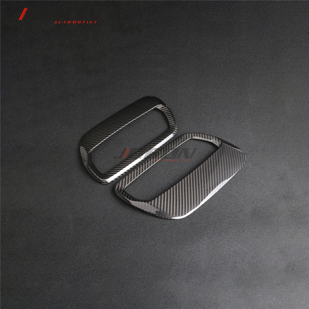 Real Carbon Fiber for Ford Mustang Ecoboost GT350 GT500 Coupe 2018 2019 Car Accessories Engine Hood Air Outlet AC Cover Trim