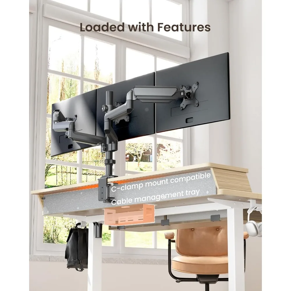 مكتب بارتفاع قابل للتعديل مع 4 أدراج، 55 بوصة × 30 بوصة، مساحة تخزين، متوافق مع مشبك C #6
