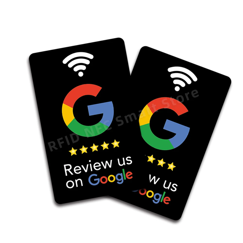 Recensione us on Google Trustpilot recensioni Tripadvisor schede Tap NFC NTAG215 504byte schede di recensioni di Google abilitati NFC