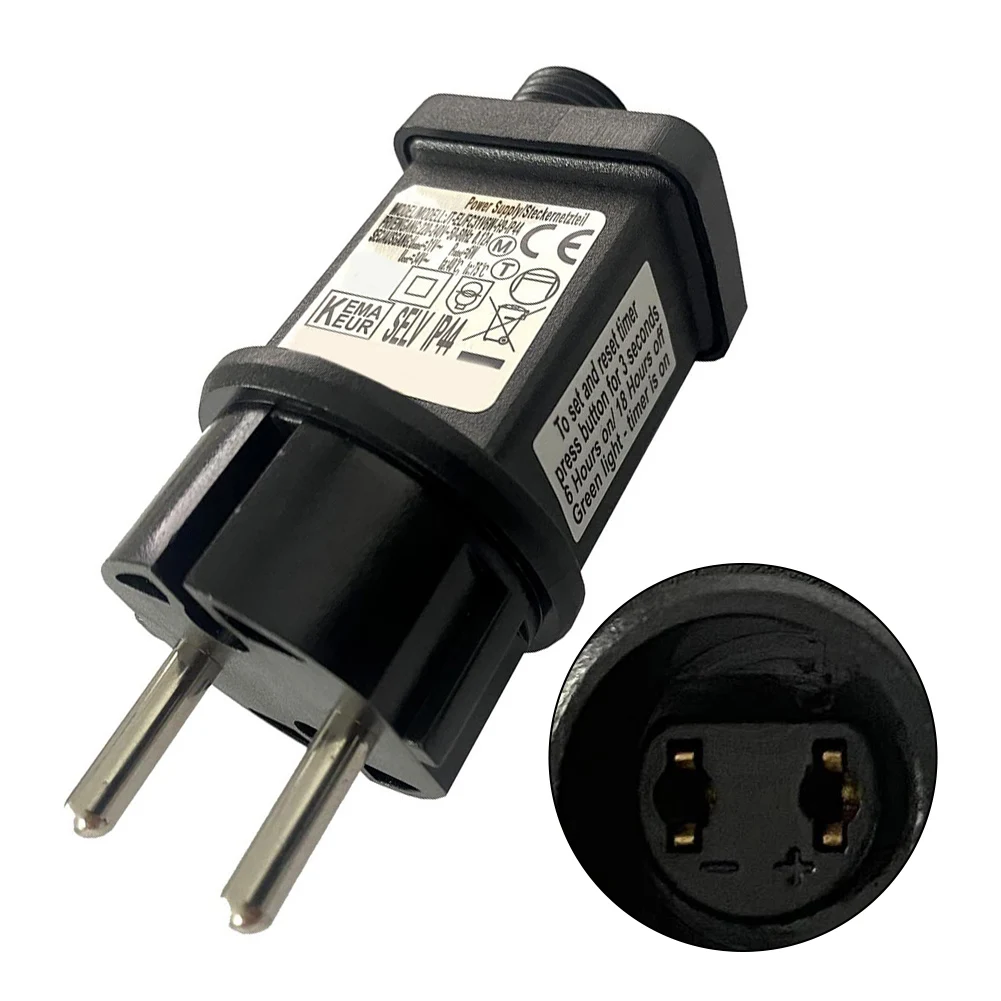 31v 6W LED Light String Adapter Power Supply Adapter IP44 LED Transformer Replacement For Fairy Light With Memory Function