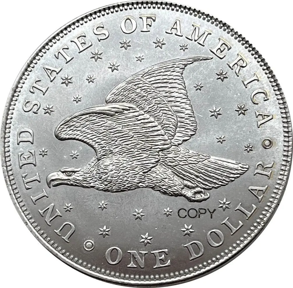 US 1 One Dollar 1836 90% Silver Gobrecht Dollars Name America Copy Commemorative Coin United States Ww2 Liberty Moneda