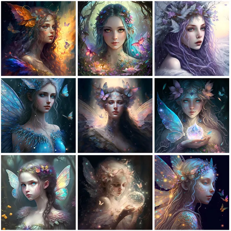 

1Pack Fantasy Fairy Elf Sticker DIY Craft Scrapbooking Album Junk Journal Decorative Stickers