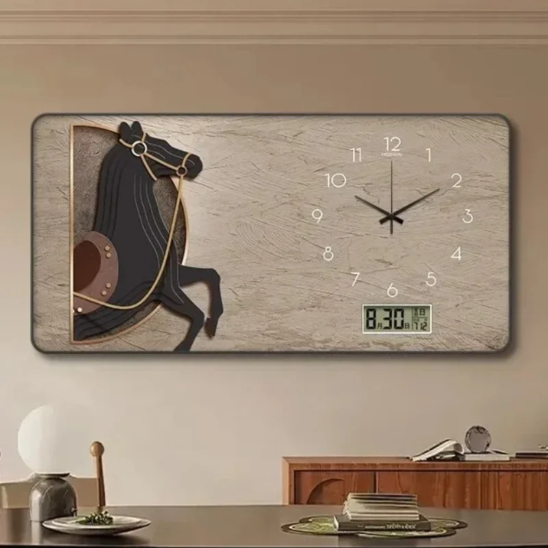 #Luxury Pictures Clocks Watch Restaurant Decorative Painting Room Decoration Wall Clock Watch Home Decor Items