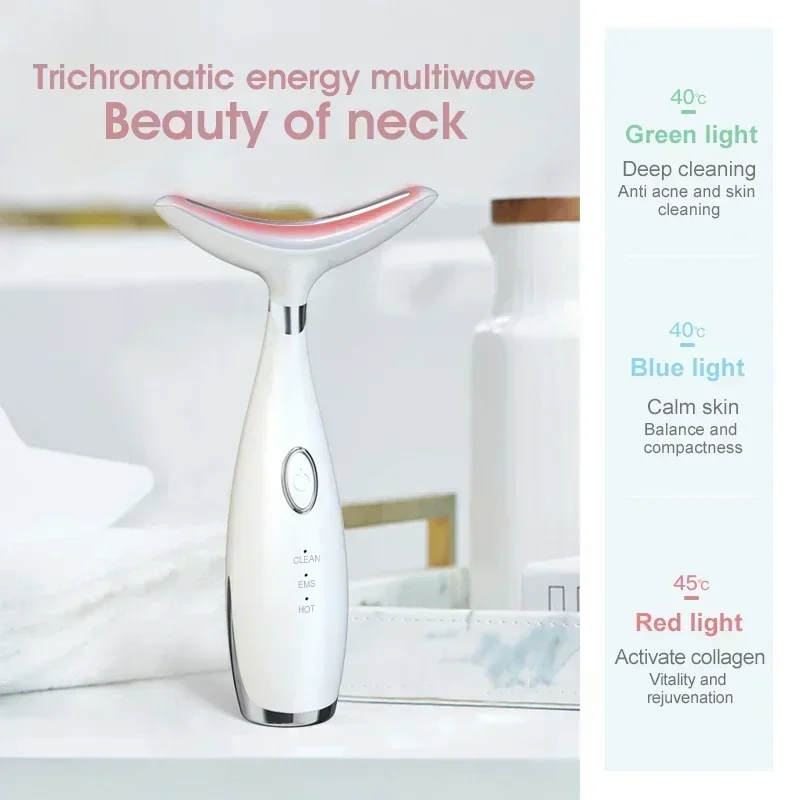 electric Neck face beauty device Anti Neck Wrinkle Face Therapy Skin Tighten Prevent Aging Double Chin Lift Care Beauty Device